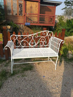 Foreign trade tail order clearance picking up leaks European backrest double chair outdoor courtyard leisure balcony bench park