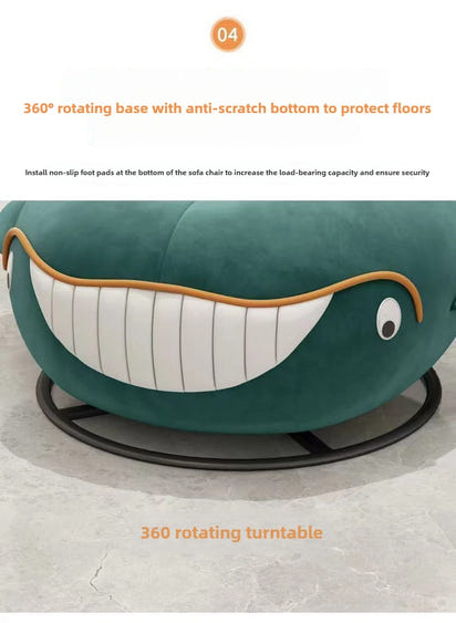 New Minimalist Shark Whale Apartment with 360 Degree Rotatable Bedroom,light Luxury,internet Famous Shark Ins Sofa,Nordic Style