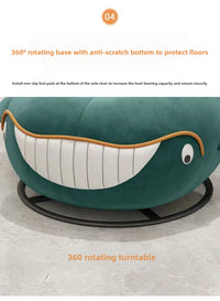 New Minimalist Shark Whale Apartment with 360 Degree Rotatable Bedroom,light Luxury,internet Famous Shark Ins Sofa,Nordic Style