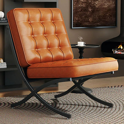 Black Metal Living Room Chairs Balcony Throne Relax Reading Modern Room Decor Fashion Chairs Comfortable Sillones Home Design