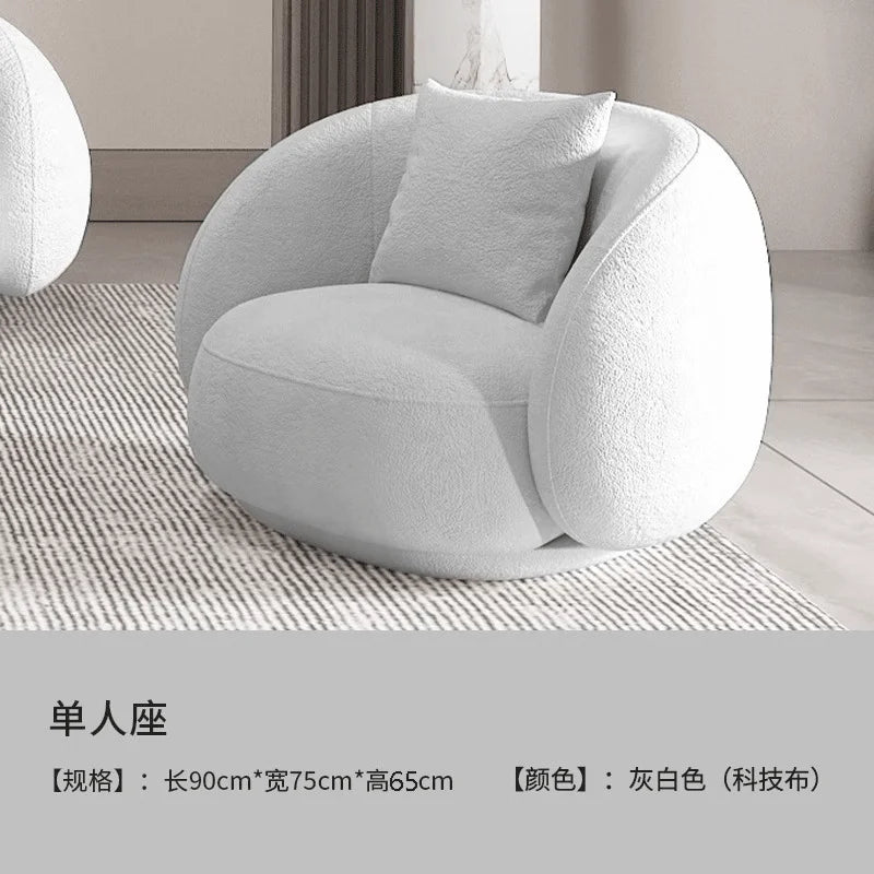 Corner Designer Living Room Sofas White Puffs Cute Relaxing Outdoor Sofa Patio Floor Sofa Garden Air Divano Balcony Furniture