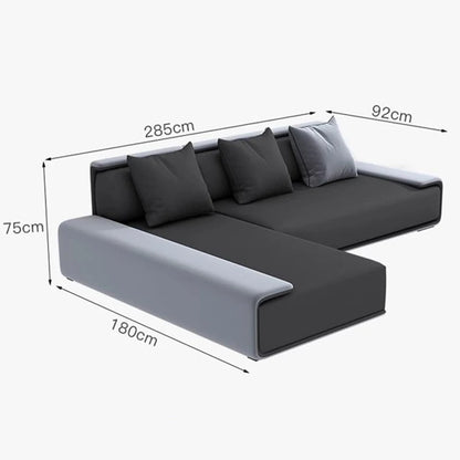 Nordic Living Room Sofas Recliner Minimalist Apartment Straight Sofas Fabric Comfortable Divani Da Soggiorno Home Furniture