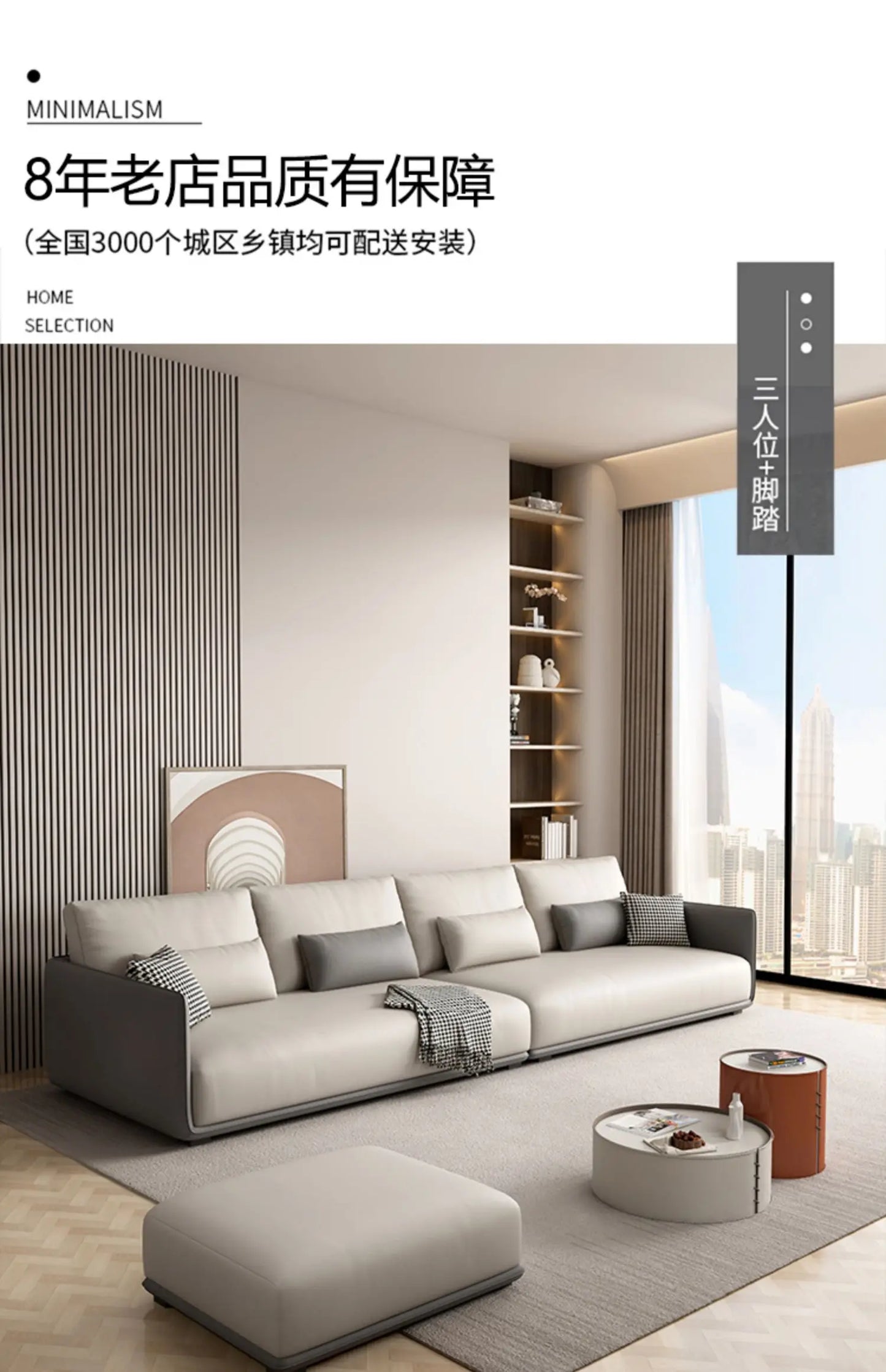 Designer Simple Soft Couches Living Room Comfortable Wood Luxury Modern Sofa Puffs Nordic Home Couch Wohnzimmer Home Furniture