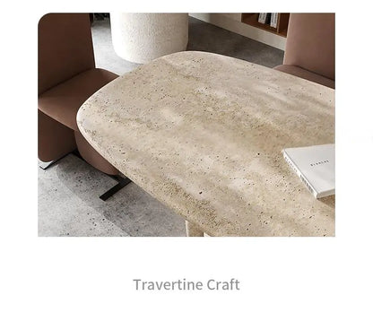 Italian Minimalist Marble Dining Table, Nordic Designer Modern Kitchen Table for Home, Customizable, Safe,, Artful Style