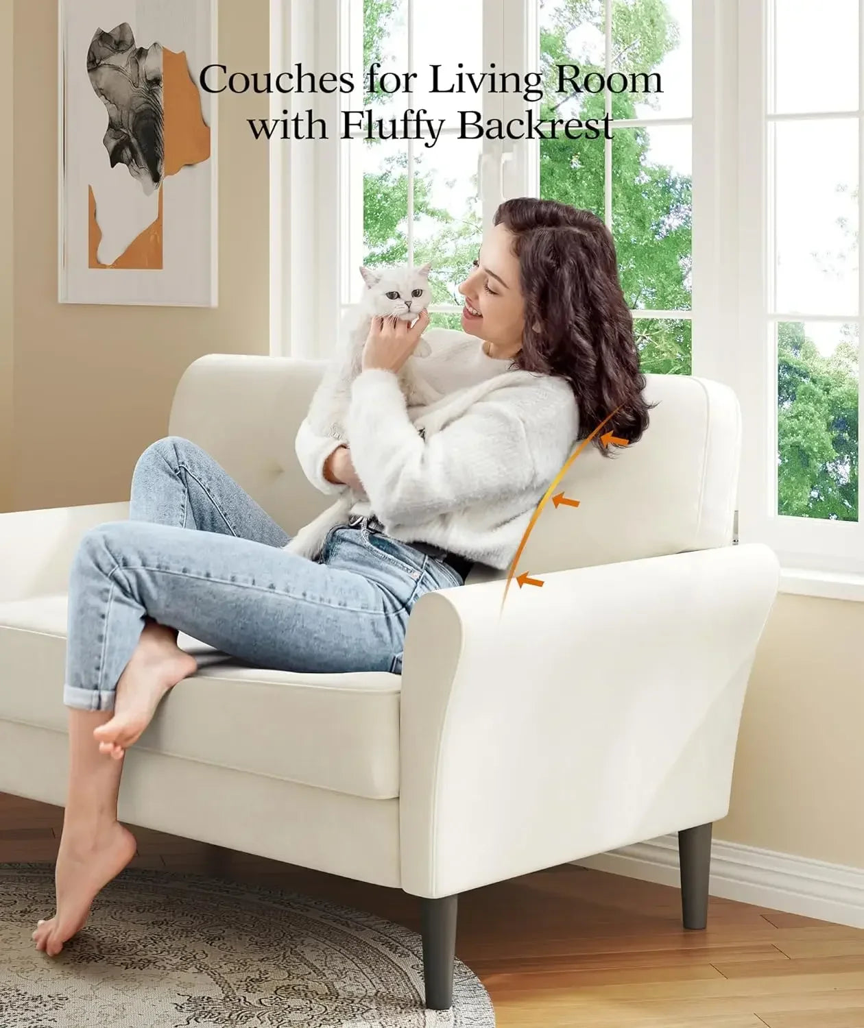 48 "Loveseat Sofa Looks Good, Practical and Simple