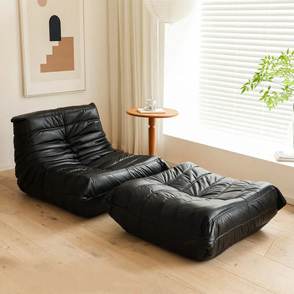 Lazy sofa single leisure chair modern simple technology leather ins