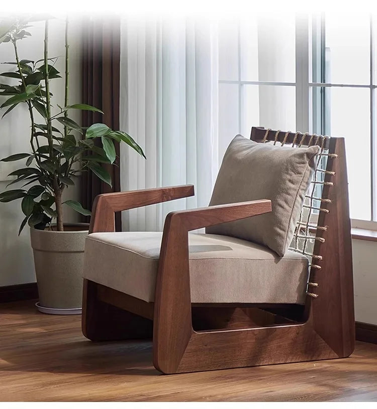 Salon Balcony Living Room Chairs Relax Modern Individual Wooden Living Room Chairs Comfortable Lazy Sillon Postmodern Furniture