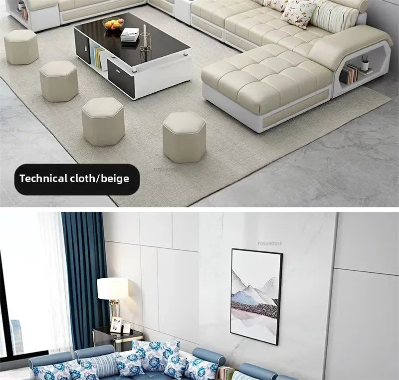 Nordic Fabric Living Room Sofas Combination Modern Apartment Single Sofas for Living Room Furniture Creative Corner Sofa v