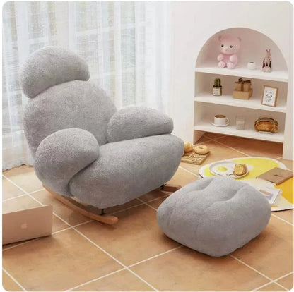 -Big White pink Brown Grey Couch Sleep Bedroom Single Rocking Chair Balcony Lounge Sofa