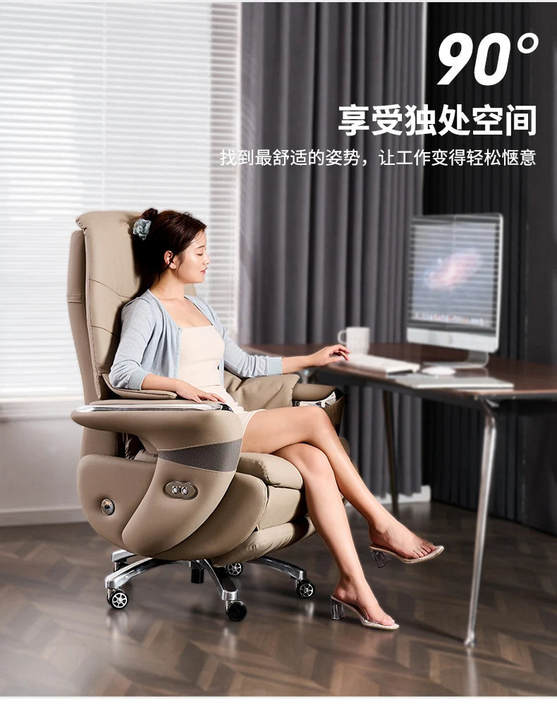 Home Office Desk Chair for Vanity Reclining Armchair Furniture Height Adjustable Chair on Wheels Chaise Bureau De Travail Magalu