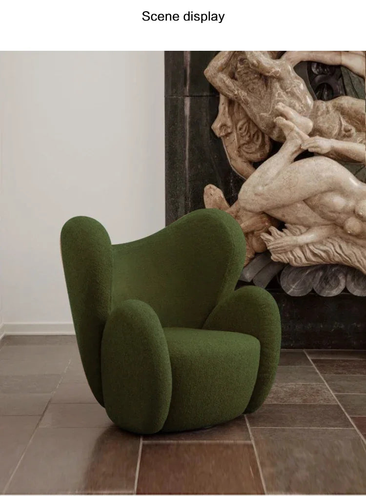 Nordic Lounge Armchair Rocking Chair Living Rooms Modern Individual Armchairs Design  Accordion Dinning Salon Sedie Da Furniture