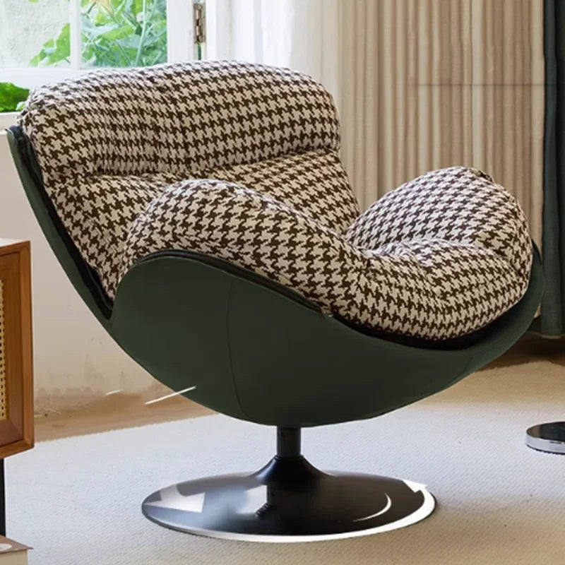Large Swivel Chair, Modern Luxury Design, Relaxing Comfy Armchair, Lazy Puffs Sedie Da Soggiorno Home Furniture