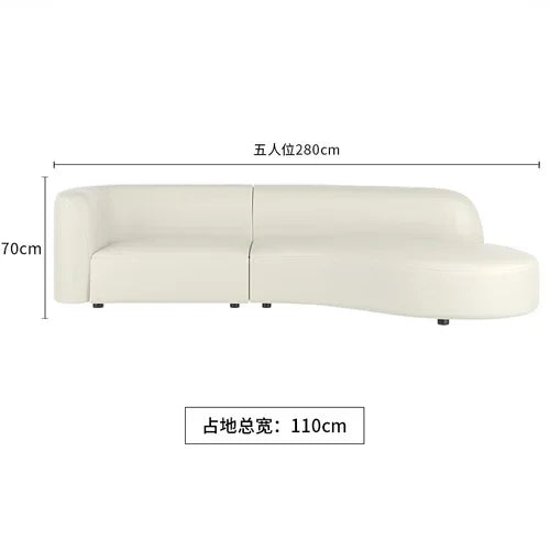 Leisure Style Christmas Nordic Style Sofa 3 Seater Foam Sponge Floor Module Couch Sectional  Canape Salon Living Room Furniture