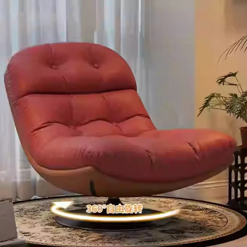 Swivel Comfortable Durable Reclining Chair Light Luxury Casual Breathable Living Room Chair Elegante Y Hermoso Home Furniture