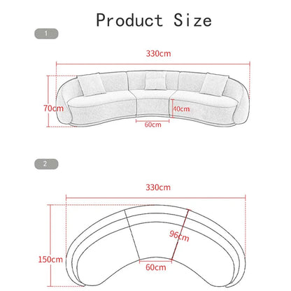 Hot-selling luxury sofa contemporary sofa set furniture modern living room curved sofa set