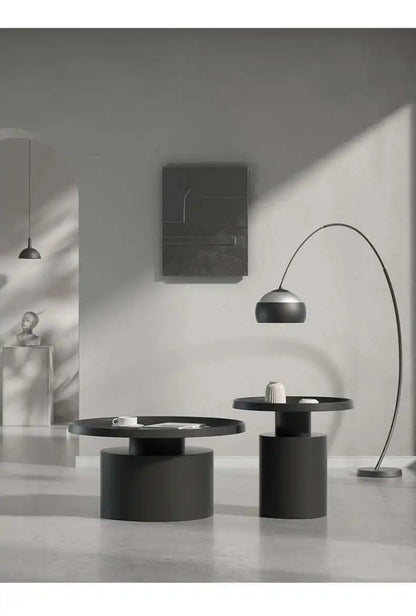 Set Round Table Nordic Center Modern Folding Metal Coffee Tables Storage Mesas Furniture GPF40XP