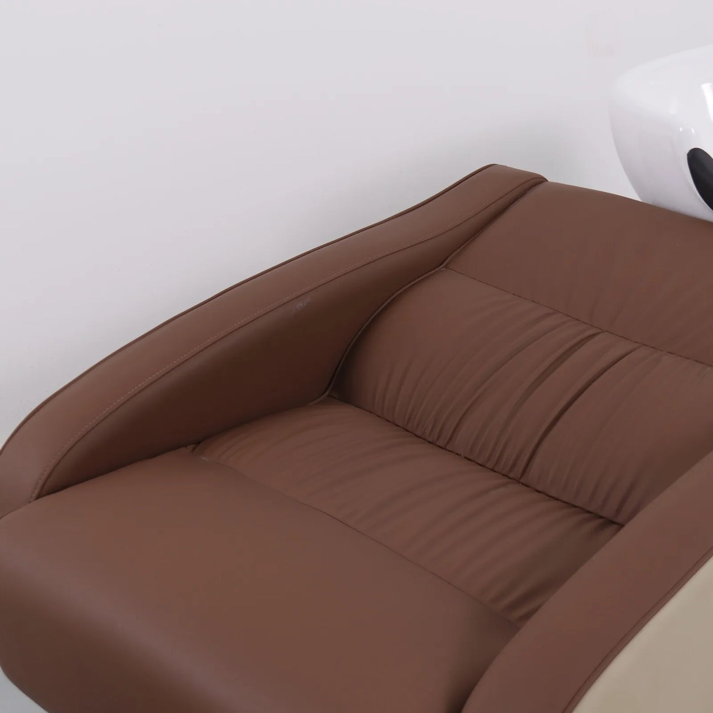 Fuying High Quality PU Leather Modern Shampoo Chair Hair Washing Bed for Beauty Salons Barber Shops Spa Bathroom Use