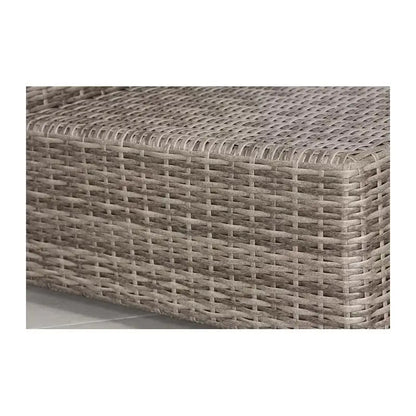 Cozy 2-Person Rattan Wicker Seating Group with Plush Cushions for Outdoor Gatherings - Fully Assembled Patio Furniture Set