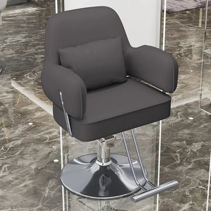 Light Luxury Barber Chairs Hair Salon Special Liftable Barber Chair European Simple Salon Furniture Hairdressing Salon Chairs Y