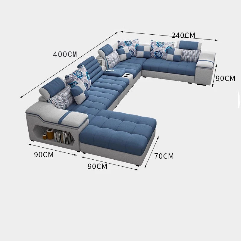 Living Room Minimalist Sofa Sectional Luxury Modern Home Sofa Lazy Comfortable Canape Salon De Luxe Furniture Accessories