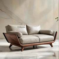 New Chinese Solid Wood Sofa Living Room Sofa