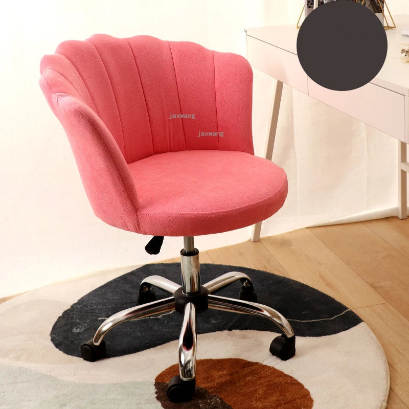 Nordic Leisure Backrest Computer Chair Luxury Bedroom Armchair Modern Office Chair Living Room Furniture Swivel Chair L K