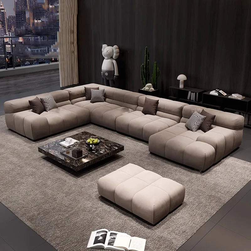 Curved Designer Living Room Sofas Mid Century Floor Recliner Corner Living Room Sofas Hallway Office Muebles Office Furniture
