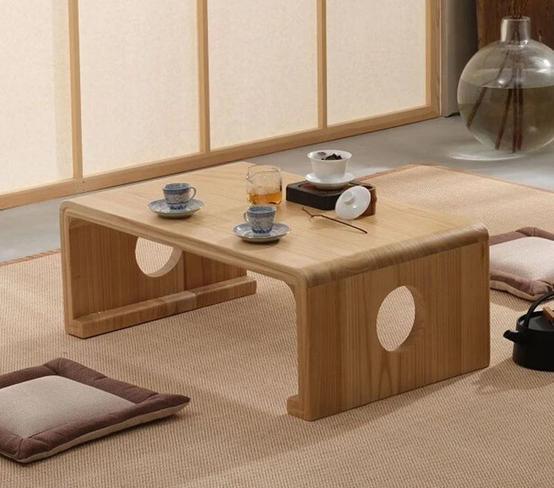 Homestay Leisure Coffee Tables Windowsill Living Room Multi-functional Low Coffee Tables Tea Wooden Furniture ChaJi MH40CJ