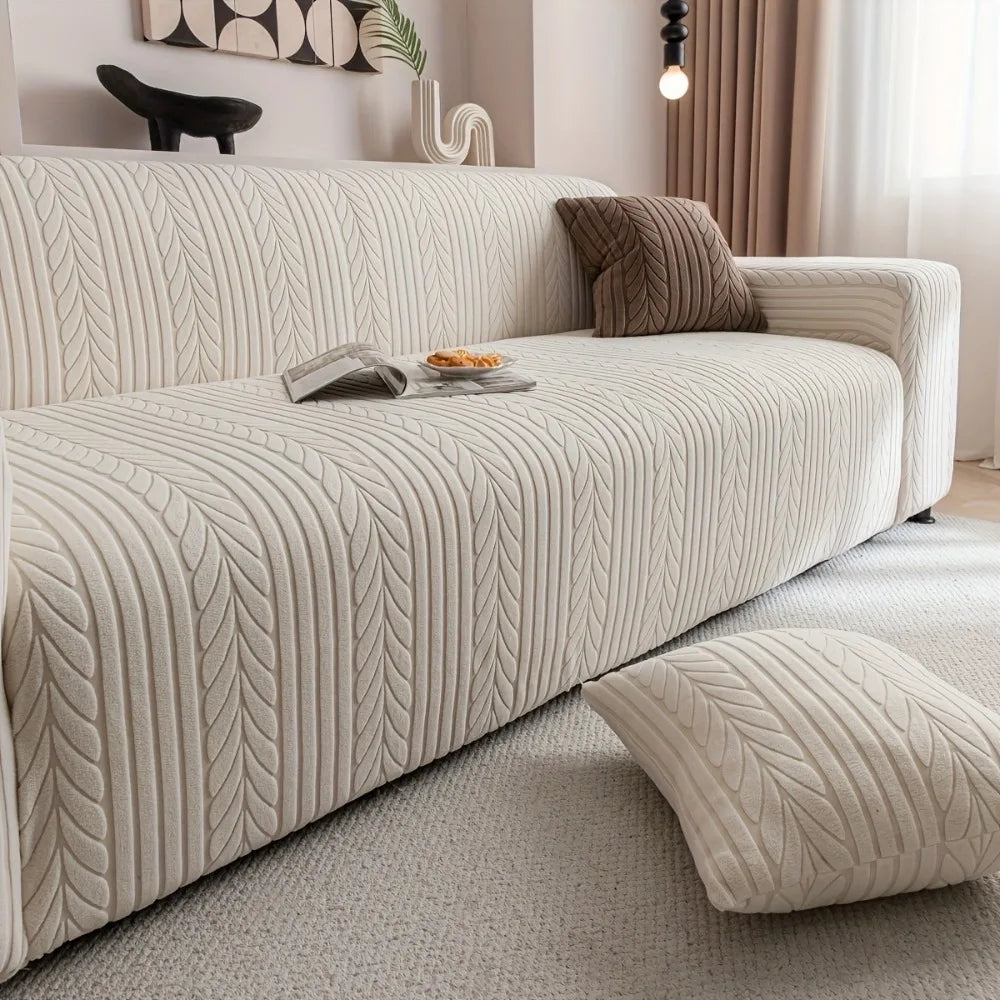 Elastic Sofa Cover for Living Room Home Jacquard Stretch Slipcovers Couch Covers 1/2/3/4/5Seater Free Shopping funda sofá 쇼파 커버