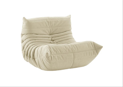 Collection house designer togo floor-to-ceiling single sofa Nordic balcony study lazy caterpillar Internet celebrity cream sofa