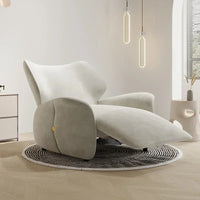 Single-Seat Sofa Stoel Stof Vrijetijdsstoel Woonkamer Licht Luxe Designer Elektrische Functionele Fauteuil