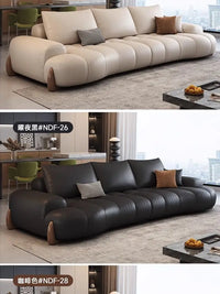 Elegant Luxury Living Room Sofas Modern Leather Cinema Relax Sofa Comfortable Minimalist Articulos Para El Hogar Home Furniture