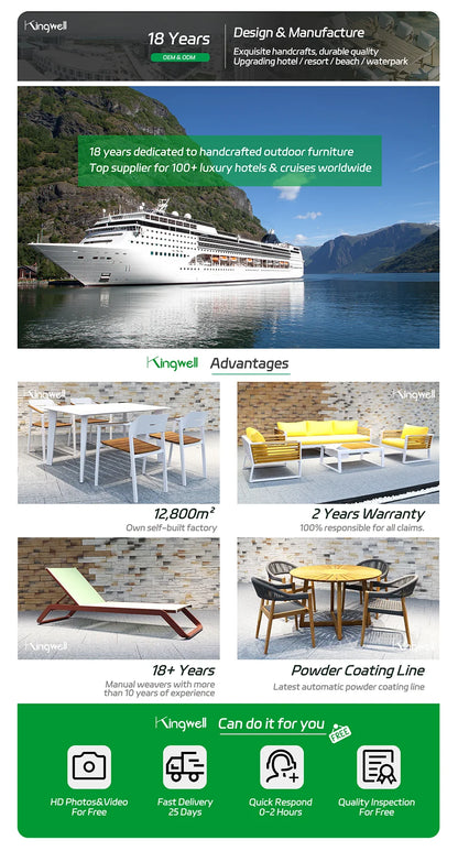 Factory Direct Selling Outdoor Garden Patio Furniture Rattan Coffee Table and Chair bar Set with Best Price