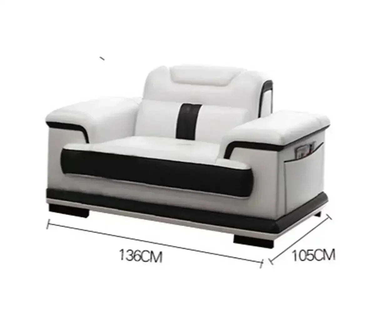 durable Living Room Sofa set corner sofa speaker real genuine cow leather sectional sofas nordic L shape bluetooth headrest func