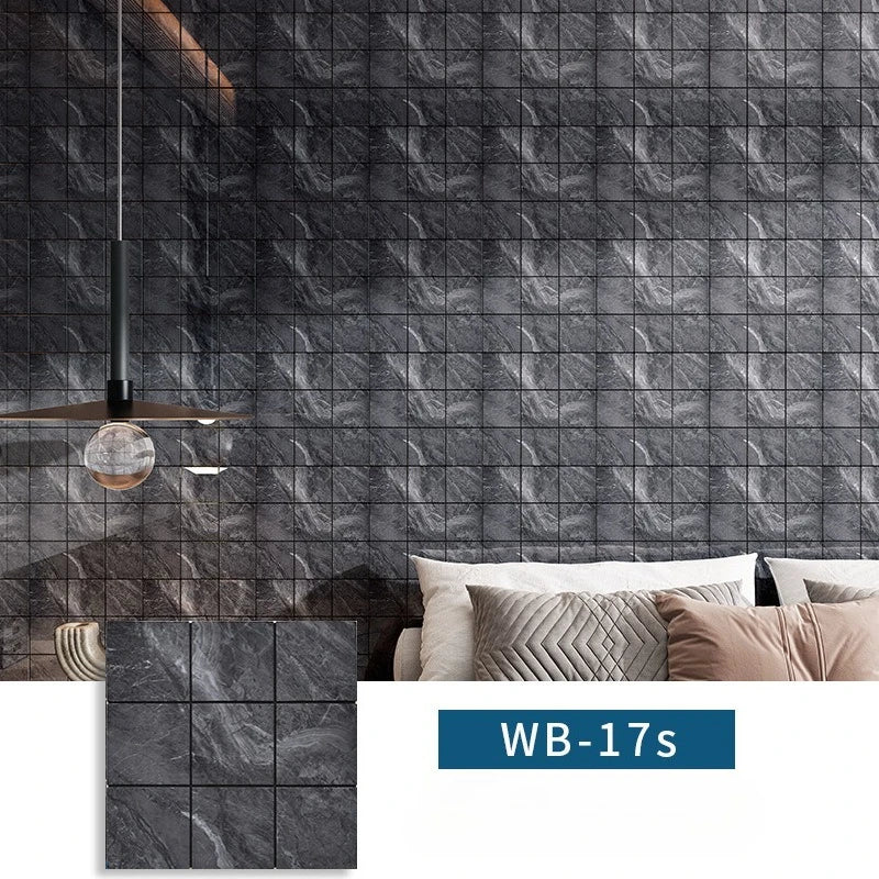 Self-adhesive Metal Mosaic Tiles Aluminum Composite Backsplash Gold Windmill Mosaic Glass Self-adhesive Kitchen Wall Decoration.