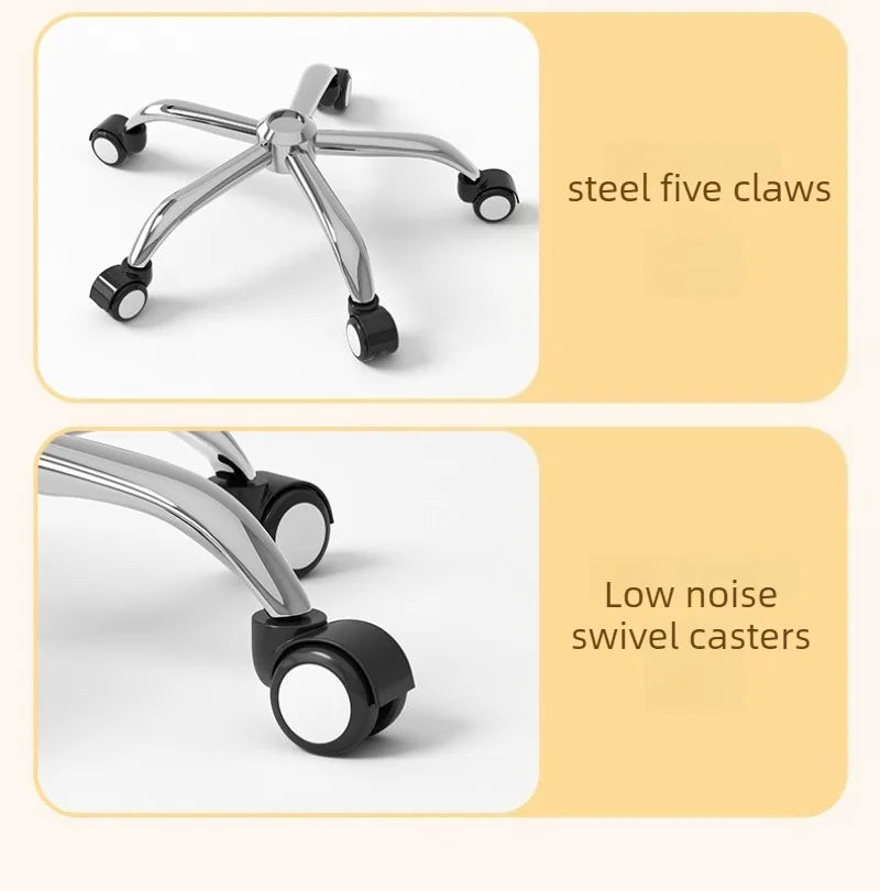 Computer Chair Office Backrest Lazy Sofa Chair Bedroom Reclining Seat Adjustable E-sports Chair Office Furniture with Footstool