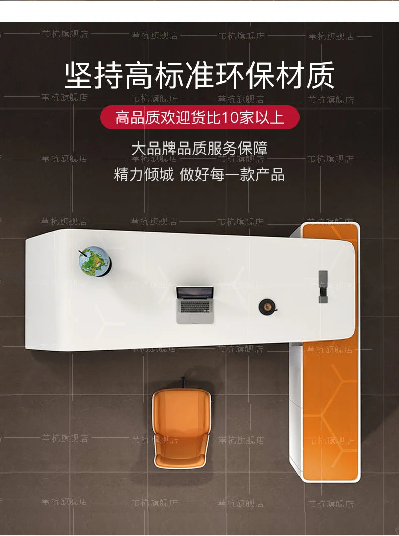 Luxury Conference Office Desk Organizer Standing Modern Customized Computer Desks Reception Cute Escritorio Oficina Furniture