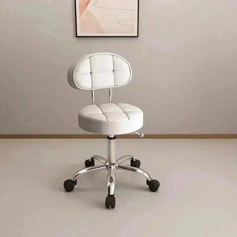 Big work stool hair cutting chair rotating lifting round stool pulley hair salon special beauty stool