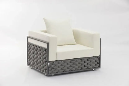 high-quality Luxury 2024 New Cheep Wicker Dining Modern Patio Outdoor Furniture Latest Design Garden Aluminum Frame Living Room