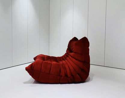 Single seat caterpillar sofa, stylish and luxurious, suitable for use in living rooms, bedrooms, hotels, and shopping malls