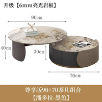 Unique Aesthetic Coffee Tables Marble European Glam Nordic Luxury Trendy Coffee Tables Round Modern Mesas Living Room Furniture