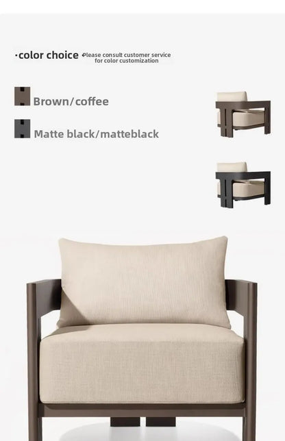 Courtyard Sofa, Outdoor Relaxation, Outdoor Lounge Chair, Villa Garden Table, High-end Furniture Set, Garden Furniture