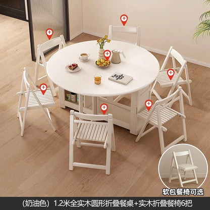 Waterproof Chair Dining Table Breakfast Modern Chair Side Dining Table Space Savers Round Set Sala Da Pranzo Home Furnitures