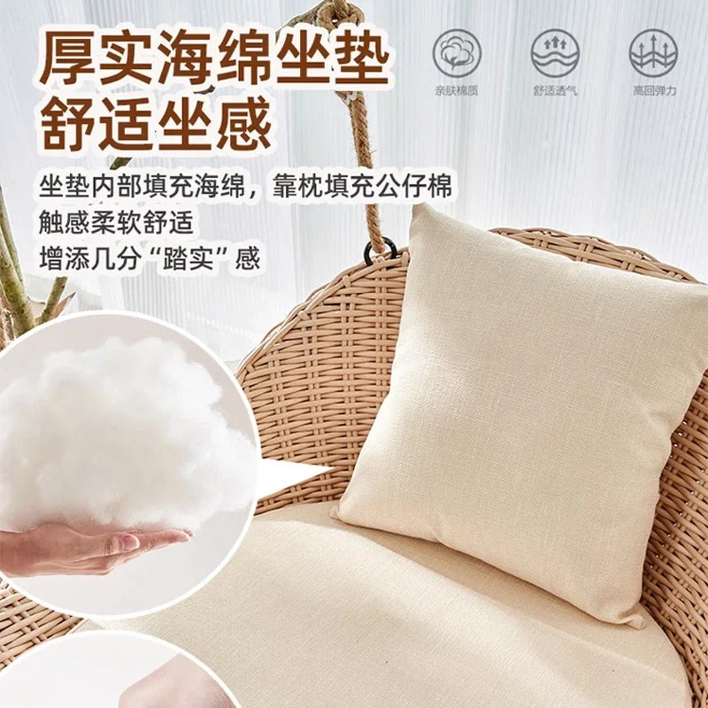 Hanging basket chair indoor swing household hanging hammock rocking balcony Internet celebrity swing hanging