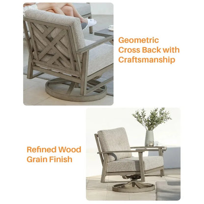 Patio Furniture Outdoor Set Table and Chair Garden Furniture Sets Sofas Balcony Furnitures Garden Seating Area Lounge Living