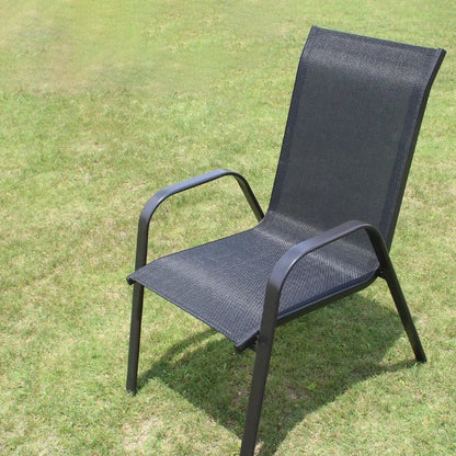 Outdoor Beach Chairs Outdoor Courtyard Balcony Waterproof and Sunscreen Iron Chair Outdoor Furniture Home Leisure Back Armchairs
