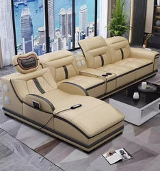 Living room multi-functional smart sofa, electric massage sofa, leather smart massage sofa
