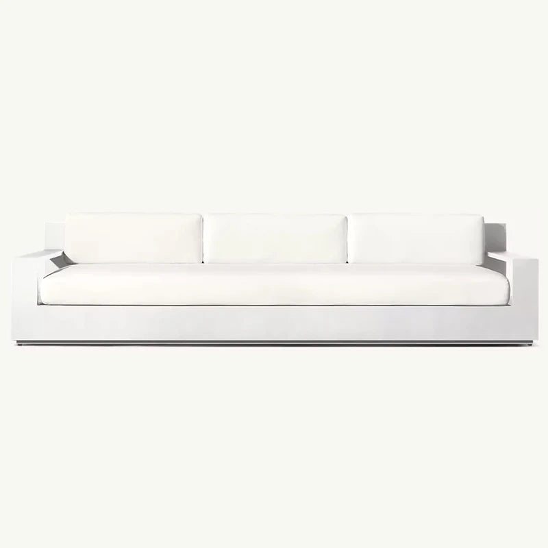 Aluminum Outdoor Sofa Set Furniture Metal Modern Furniture Patio Villa Sofa Set Sofas Luxury Outdoor Furniture