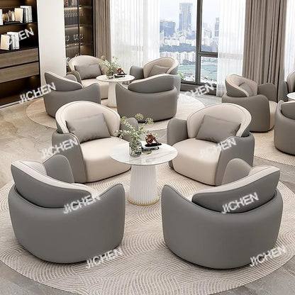 custom.Hotel Lobby Reception Rest Area Sofa Beauty Salon Lobby Business Reception Meeting Negotiation Ta
