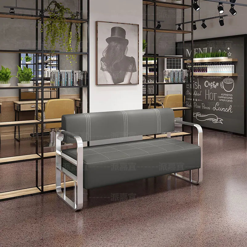 Office reception Small apartment sofa Barber shop Waiting chair Rental house Clothing beauty
